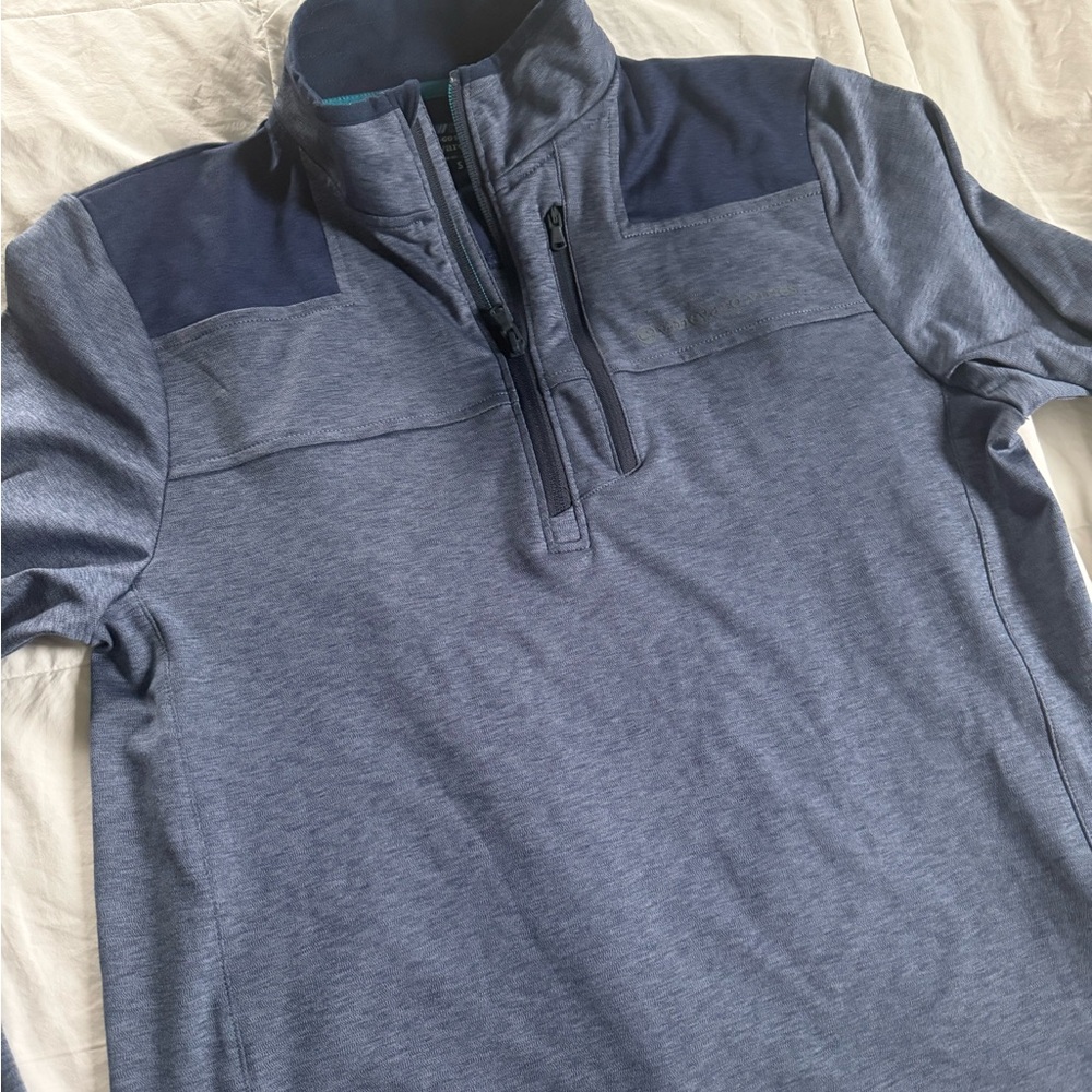 Vineyard Vines On-The-Go Navy and Teal Shep Shirt